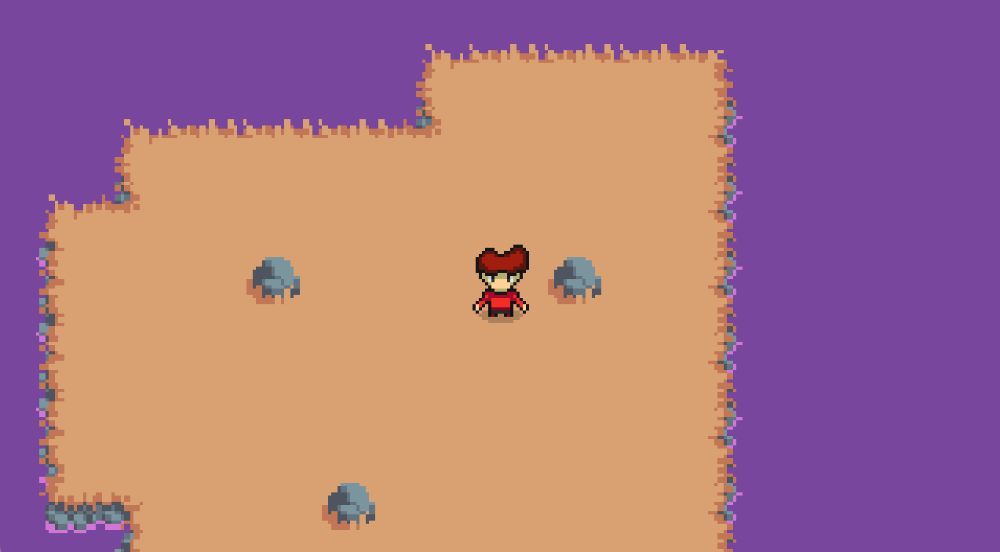 Final result, with the Player free to move in 4 directions in a TileMap level