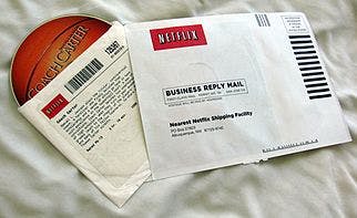 You could rent a DVD from Netflix. The company would send it to you in a letter