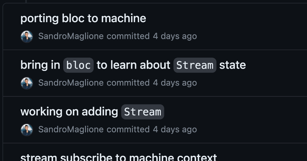 I copied everything from the bloc package with the goal of understanding how to stream states