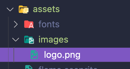All game assets must be included inside the assets folder