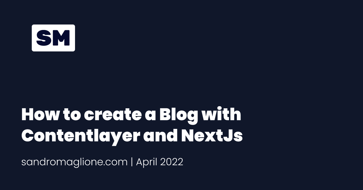 How to create a Blog with Contentlayer and NextJs